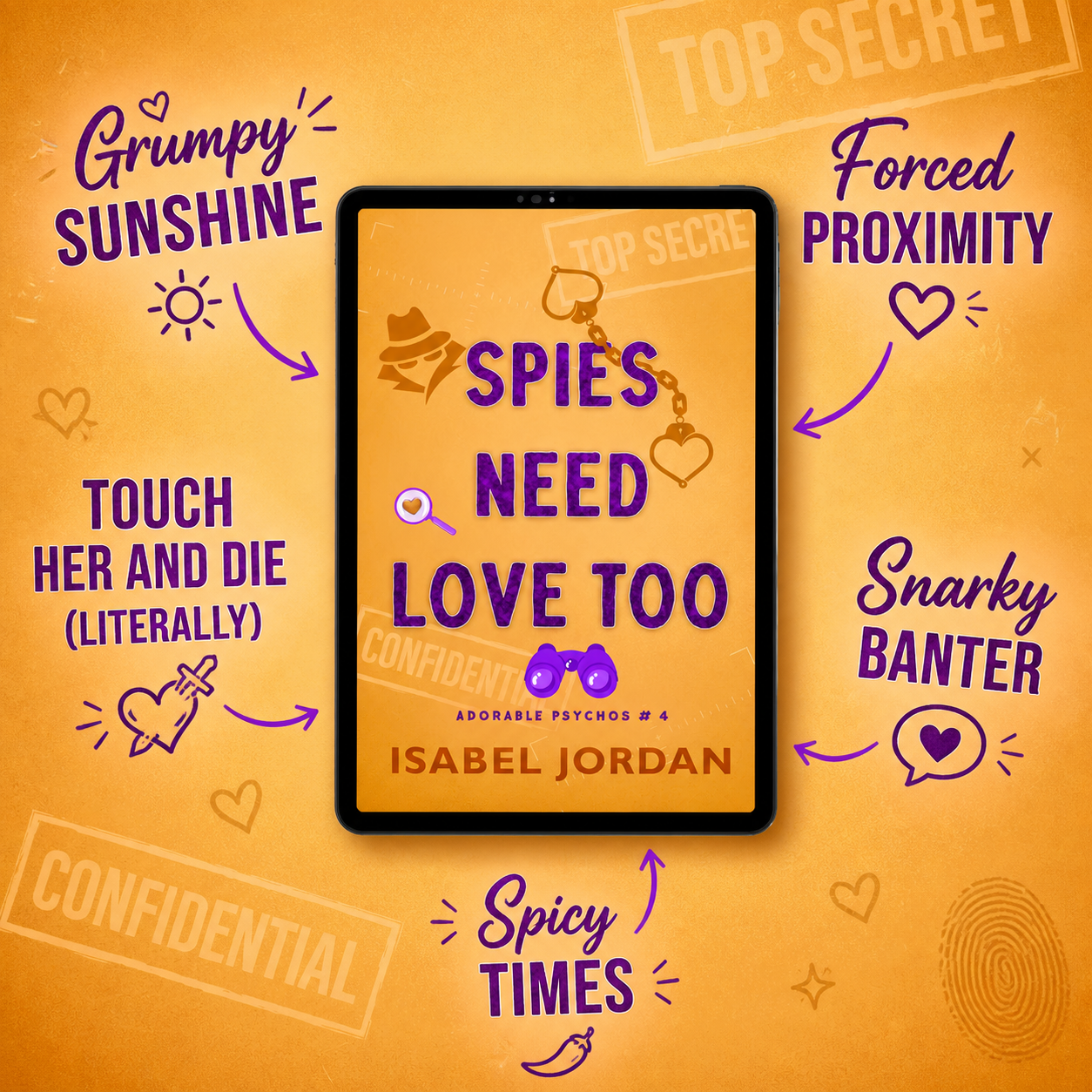 Spies Need Love Too eBook (Adorable Psychos Book 4) Preorder