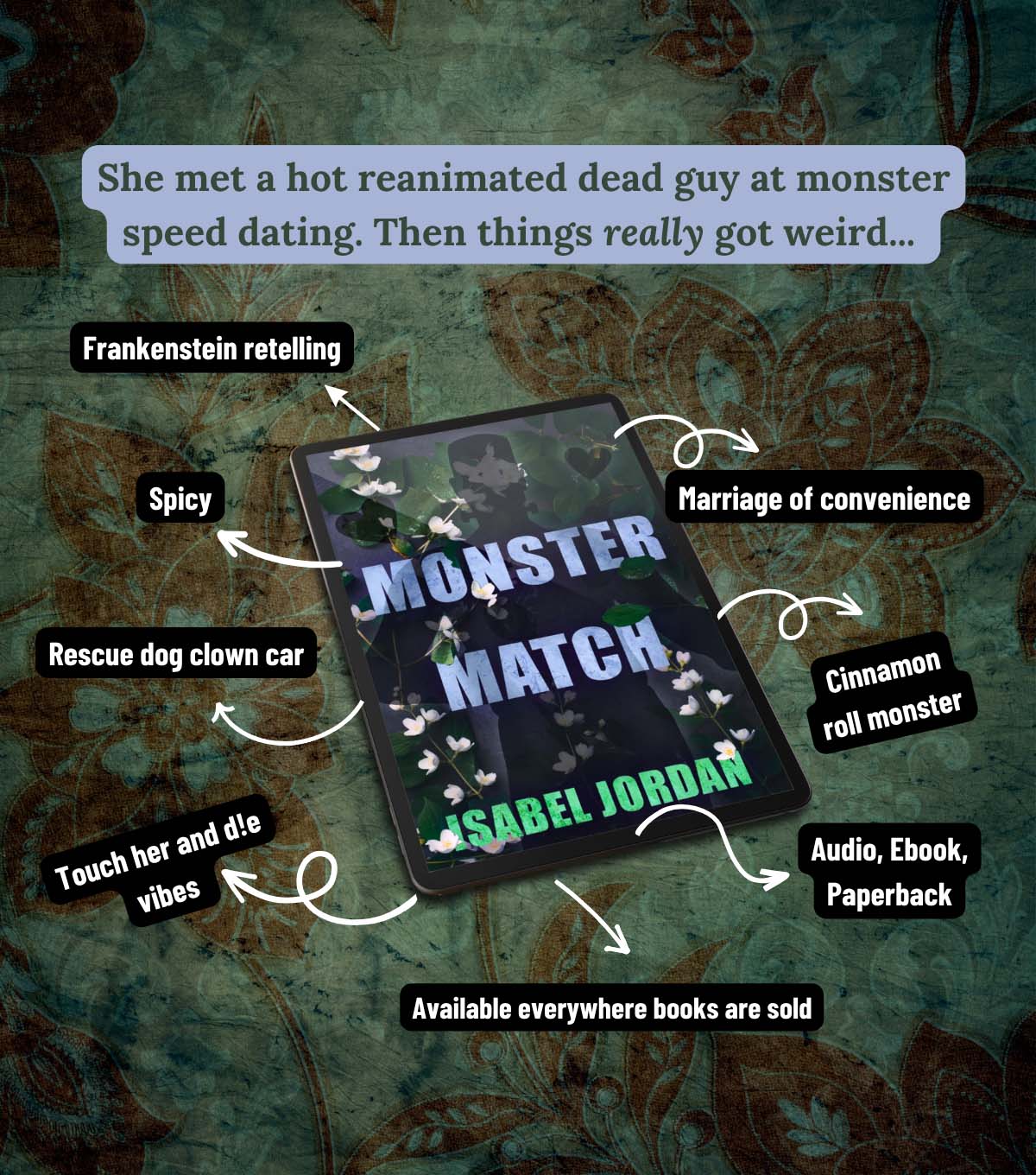 Monster Match: Sweet but spicy fantasy romance (Sanity Falls Book 1) Paperback